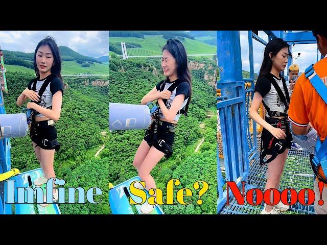 Bungee Jumping With Rope In Beautiful Place:Asmr Bungee Jumping