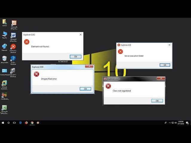 How to Fix All Explorer.Exe Errors in Windows 10/7/8