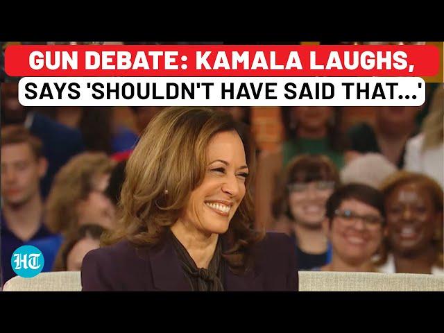 Gun Violence: Kamala Stuns Oprah With Revelation, Then Says 'Shouldn't Have Said That' | US Election