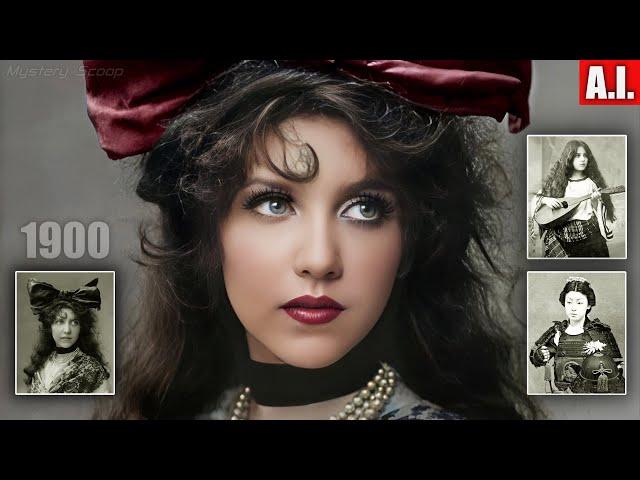 Timeless Beauties From 100 Years Ago Brought To Life