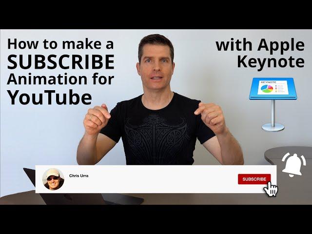 How to make a Subscribe Animation for YouTube with Keynote