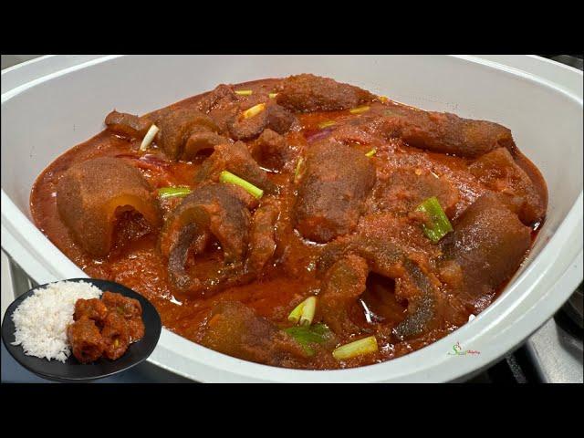 How To Make The Authentic Ghana Wele Stew Quick Easy & Tasty | Kpomo Stew Recipe