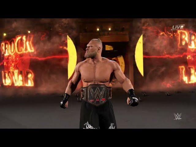 Brock Lesnar Entrance | WWE 2K22