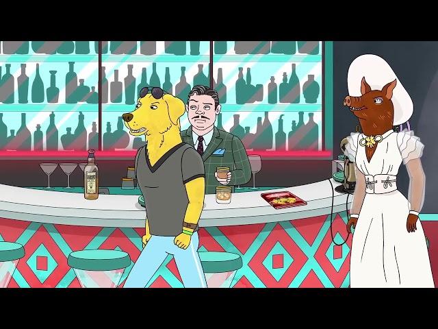 Bojack Horseman - Mr. Peanut Butter 'Defends' Bojack