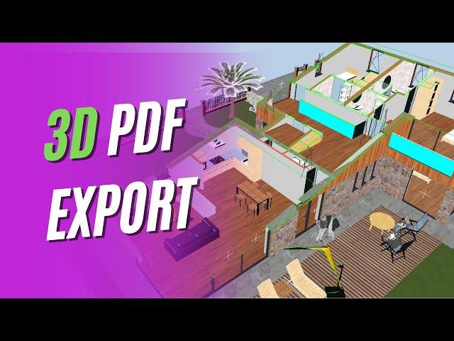 How to export 3D PDF from Allplan?