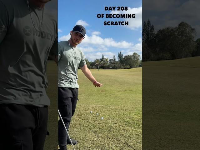 Day 205 of becoming a scratch golfer in 1 year #golf #bammikell