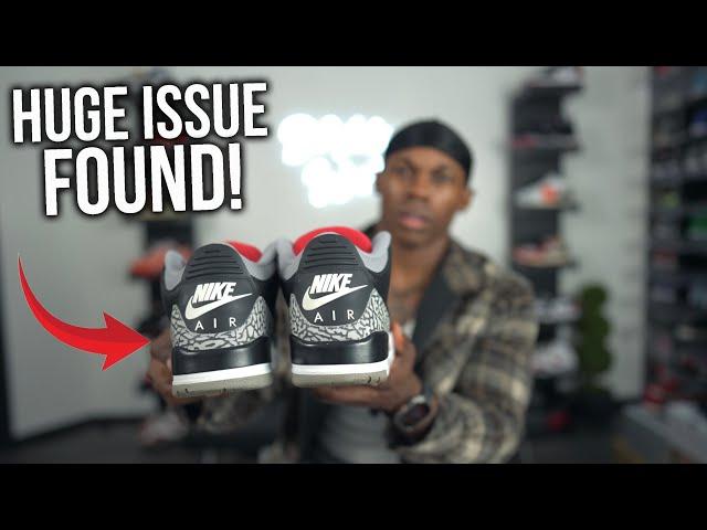 NIKE DISAPPOINTED US ALL WITH JORDAN 3 BLACK CEMENT REMASTERED! THINGS JUST GOT A BIT INTERESTING!