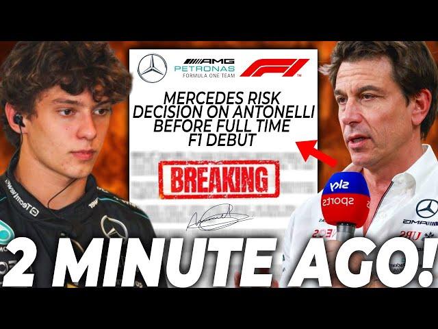 HUGE CONTROVERSY At Mercedes After Toto Wolff's SHOCKING DECISION On Antonelli JUST GOT LEAKED!