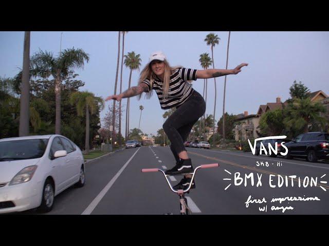 first impressions of the vans sk8-hi BMX edition shoe!