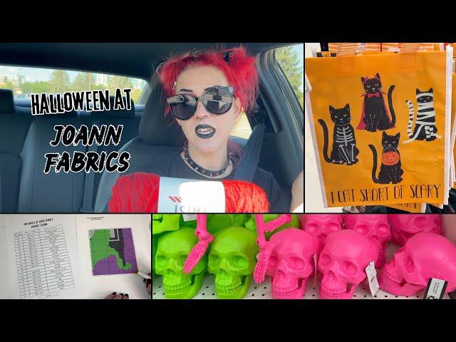 Vlog: Joann Fabric Halloween Trip, Crochet Along Progress and Starting Something New