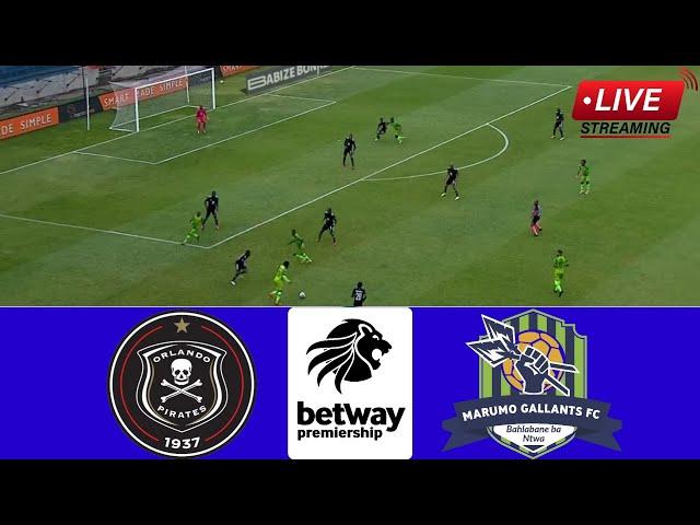 Orlando Pirates vs Marumo Gallants LIVE Match Stream Today | Betway Premiership 2024-25