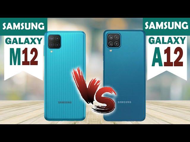 Samsung Galaxy M12 vs Samsung Galaxy A12