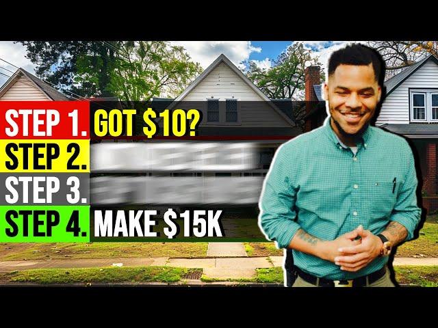 Ex-Car Salesman….. Reveals How to Turn $10 into $15,000 Flipping a House
