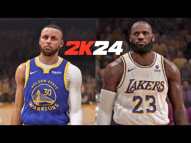 NEW LOOK WARRIORS vs NEW LOOK LAKERS | FULL GAME SIMULATION | NBA 2K24 ULTRA REALISTIC GRAPHICS