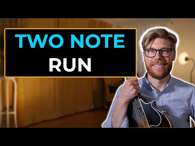 Mandolin Lesson // Melodic Run and Lick // Two Note Sequence