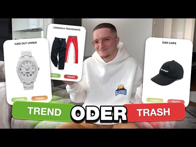 TREND oder TRASH: Cargos, Trackpants, Iced Out Uhren..