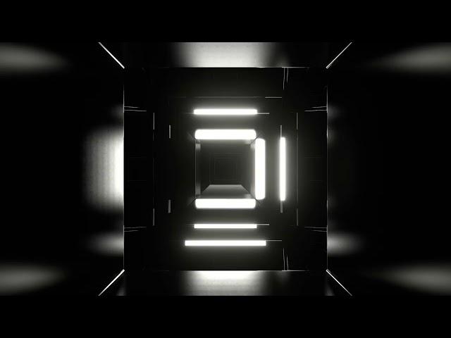 White Strobes Through Square in Tunnel Background VJ Loop in 4K