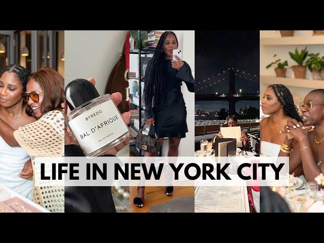 NEW YORK CITY LIFESTYLE VLOG! Epic Dinners, Spa Day with Pandora & a New Bag  MONROE STEELE