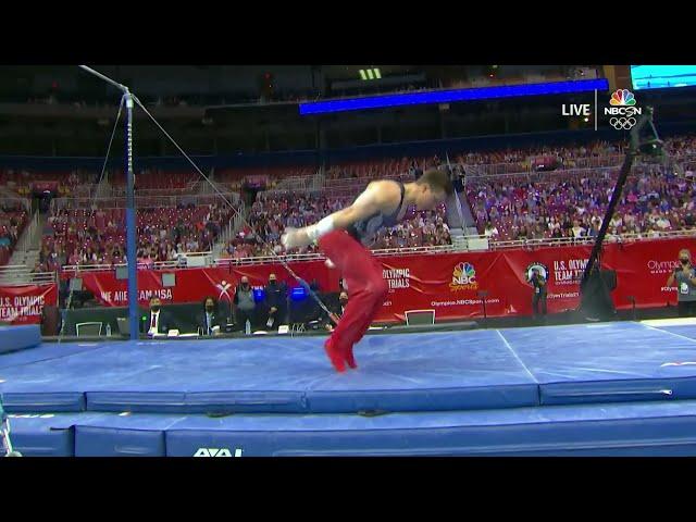 Brody Malone Gives A Great High Bar Routine