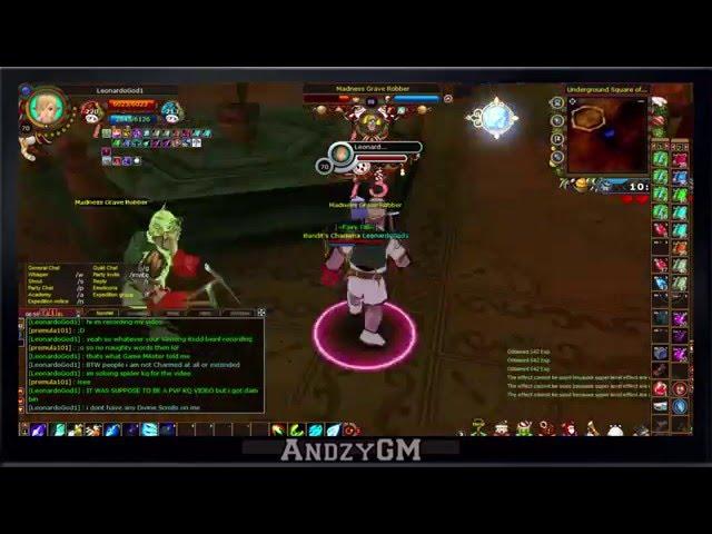 Fiesta Online - Level 70 Archer Soloing Spider's Assault Kingdom Quest No Charms/Extended [Pagel]