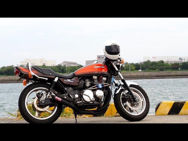 Kawasaki激シブ【ZEPHYR400】MADMAXショート管サウンド