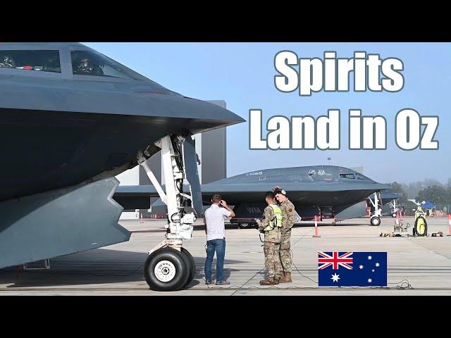 B-2 Spirits make Surprise appearance in Australia - RAAF Amberley