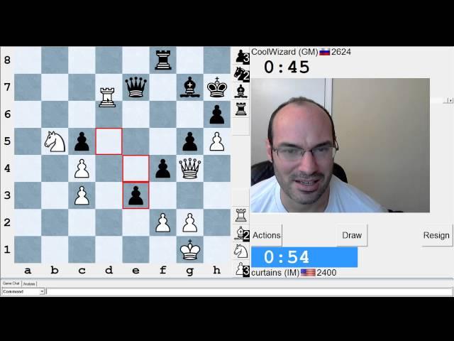 5 minute chess #658: IM Greg Shahade vs GM Dmitry Jakovenko