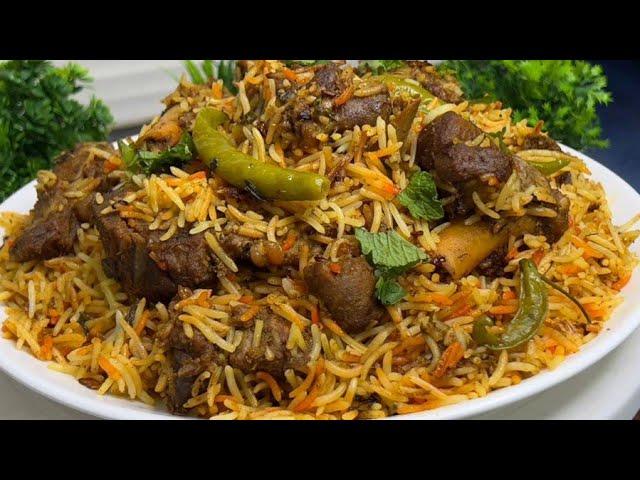 Easy And Best Mutton Biryani Recipe | Mutton Biryani ️ | 1 Kg Mutton Biryani | Eid Special Biryani