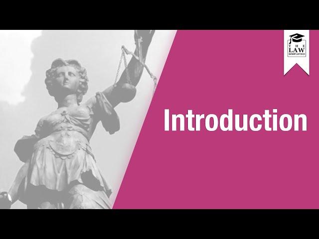 Constitutional Law - Introduction