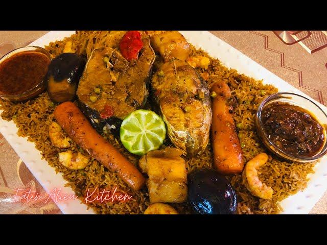 Easiest & Best way to make | Thieboudienne | Fish Benachin/Fish Jollof Rice | 