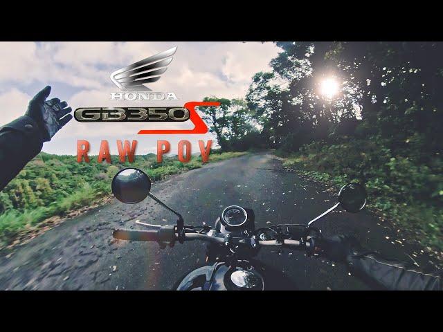 RAW POV Honda GB350S Stock Exhaust