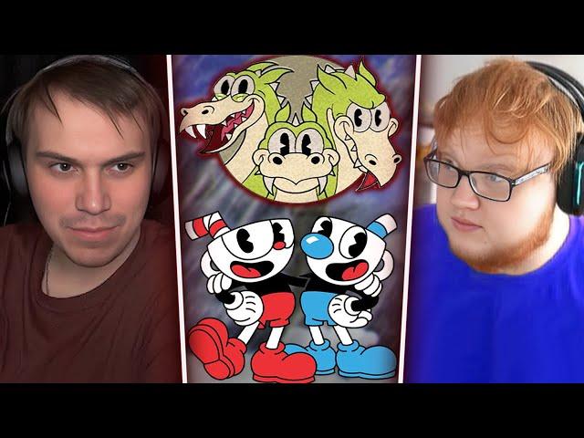 ГЛЕБ и ХЕЛИН ИГРАЮТ в Cuphead #1 / НЕПРОХОДИМЫЙ ДРАКОН | Sasavot