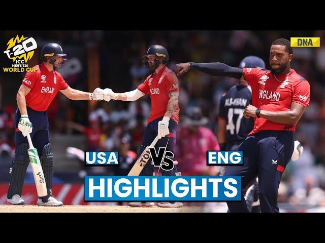 ENG Vs USA Highlights: England Thrash United States Of America By 10 Wickets | T20 World Cup 2024