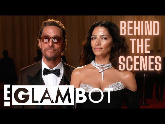 Matthew McConaughey & Camila Alves GLAMBOT: BTS at 2024 Oscars