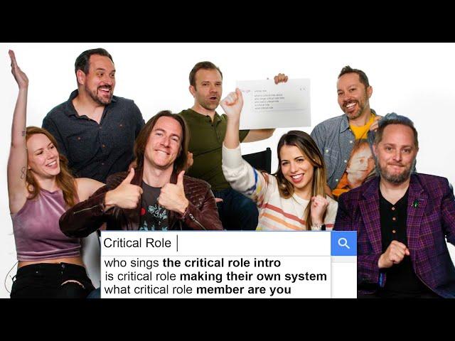 'Critical Role' Cast Answers The Web's Most Searched Questions | WIRED