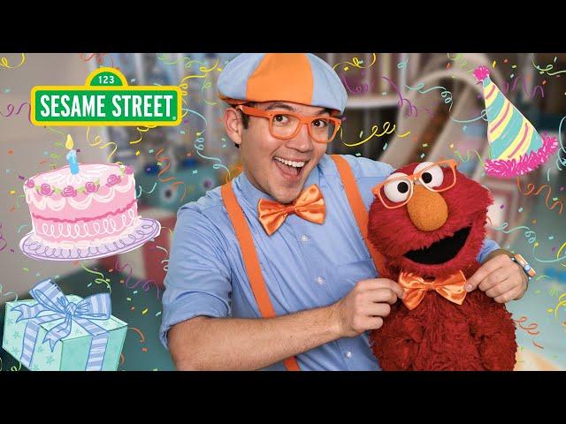 Sesame Street: Elmo’s Surprise Birthday Party with Blippi and Meekah! @Blippi