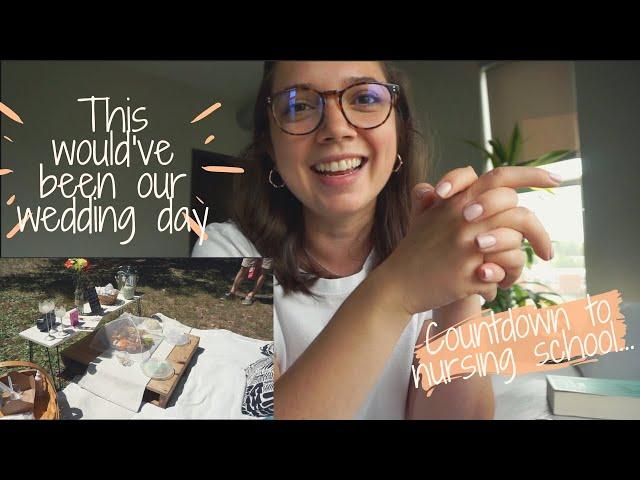 Our (original) Wedding Day & Prepping to Start Nursing School!! | Margaret Armen Vlogs