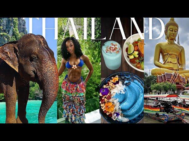 THAILAND TRAVEL VLOG| luxury villa + elephants + thai food + phi phi islands + more