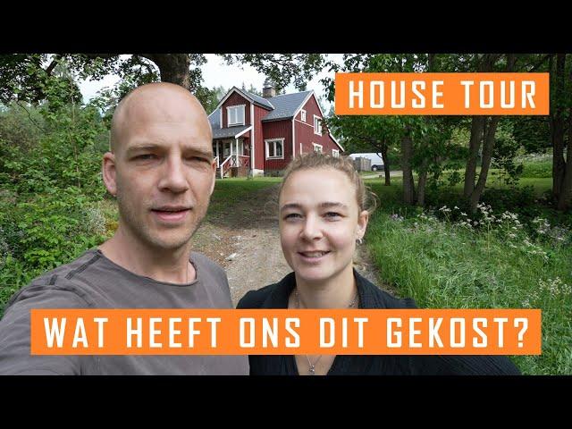 De HOUSE-TOUR van ons huis in ZWEDEN!