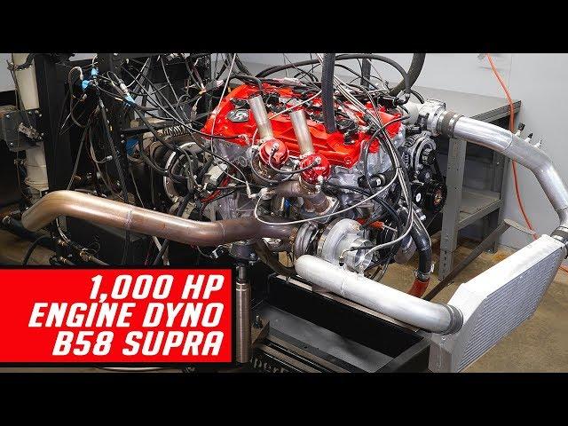 B58 Engine Dyno 1000+ Horsepower - Sounds like a 2JZ!?