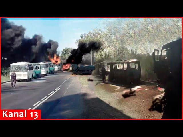 20 dead, many injured - HIMARS strikes a column carrying Russian soldiers
