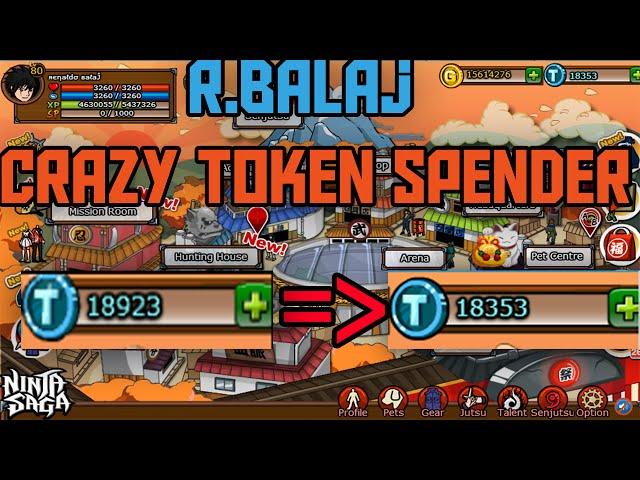 Ninja Saga - Crazy TOKEN Spender [R.Balaj] [No Hack] 2015