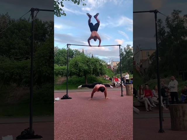 Extreme workout. Top Calisthenics athletes