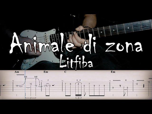 Animale di zona -  Litfiba | Full Tab | Guitar Cover | Lesson | Tutorial