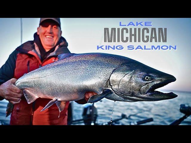 Catching King Salmon on Lake Michigan!