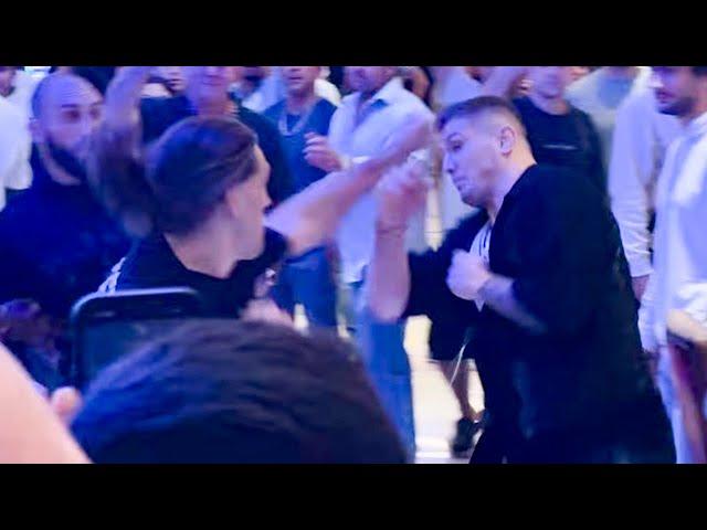 BRAWL ERUPTS between UFC fighters in casino; Brendan Allen PUNCHES Marvin Vettori IN FACE at PFL 8