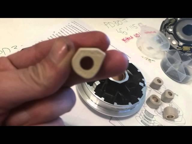 How To Install Dr Pulley Variator Slider weights