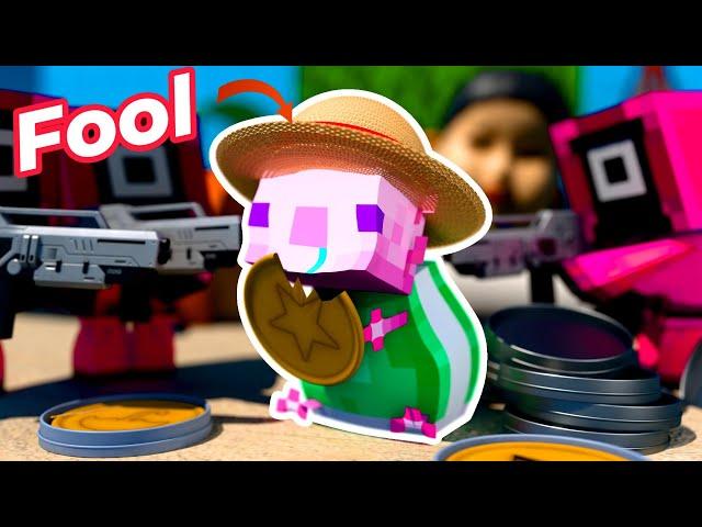 If The Foolish Axolotl is in Squid Game 2 & Minecraft best funny animations!