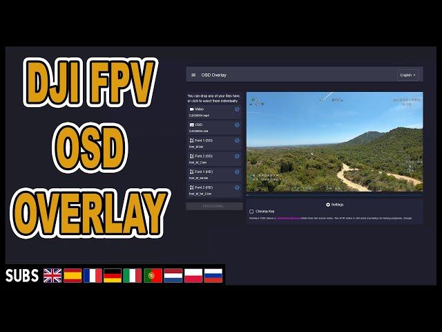 Come inserire l'OSD nel DVR DJI (OSD OVERLAY)