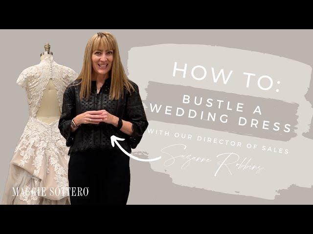 How To Make A Wedding Dress Bustle In 3 Different Ways